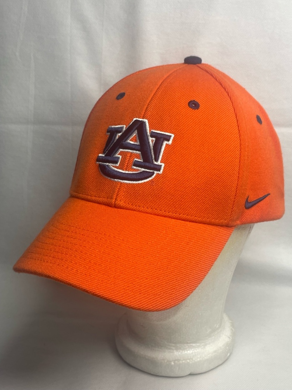Nike Auburn University Tigers Hat Wool Blend Adjustable Strapback Orange Navy
